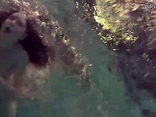 ivetta, katka and barbara dive into hot underwater lesbian pussy play