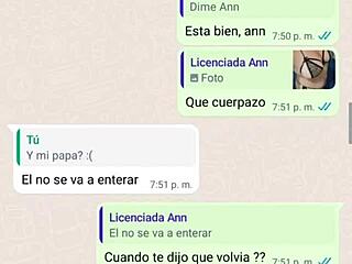 mi madrastra teases me on whatsapp then rips clothes for wet pussy play