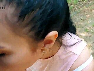 तेरा फोन व्लॉग पब्लिक पार्क क्विकी ब्लोजॉब रिस्क में बदल गया