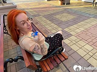 I Spot This Redhead Babe And Pound Her Tight Holes In A Public Toilet Pickup