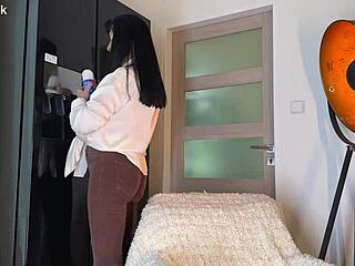 private homemade vid of mature hairy bbw masturbating her saggy tits pussy outdoors