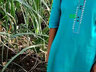 फील्ड में अकेली लड़की को बहकाया, बोली घर जाकर चुदाई करें