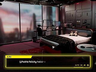 Android girl takes doggy style pounding from stray owner