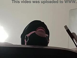 blindfolded milf tied up takes cock in mouth pussy ass