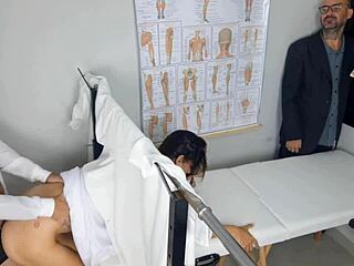 the cuckold fiancé drops off his blindfolded bride at the gynecologist for a humiliating exam