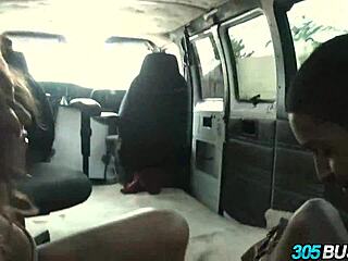 braces teen curly hair gets fucked hard public bus cash