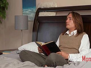 Step mom Jessica Ryan milks virgin teen Axel Haze's hot cum.