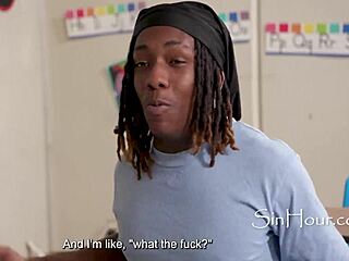 lolly dames arrives late to class for first ass action with mighty dee