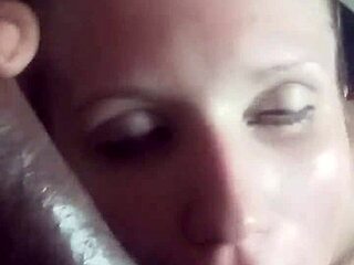 blonde lena starr sucks bbc balls cumshot facial eyes pov 💦👀