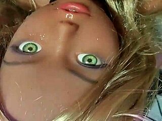 dumb whore doll begs for rough pounding!