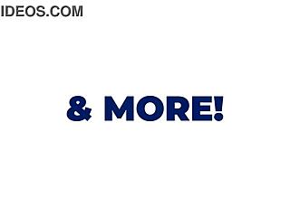 hot british phone engineer wanks massive cock all over uniform!