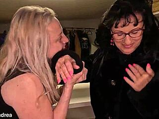 Grannies explore foot fetish licking until explosive lesbian orgasms hit