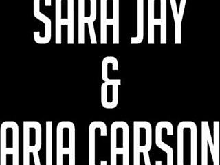 aria carson shares hot lesbian kisses and licks with brunette milf 😘👅💦