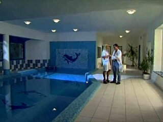 me and the nurse fucked overtime in the pool... damn hot!!