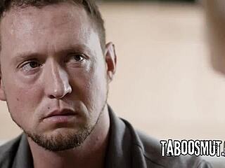 Hot Brunette Catches Boyfriend Ass-Fucking Busty Mature!