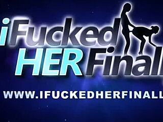 i finally fucked that hot blonde maid while dude watched her clean