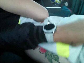 sexy colombian slut blows boyfriend's monster cock on public bus ride bucarasex