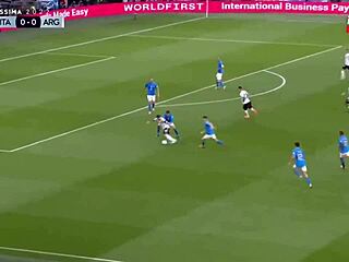 Argentina's soccer sluts dominate Italy in wild porno football match