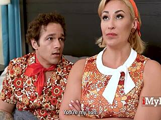 Desperate 80s Curvy Step Mom with Big Ass and Tits Craves Fuck