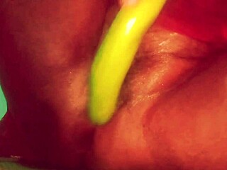 asian village chubby girl fucks herself with brinjal pov