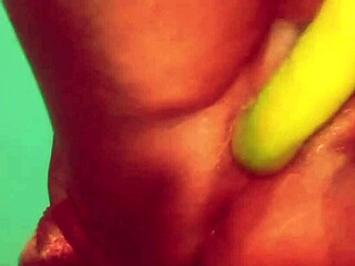 asian village chubby girl fucks herself with brinjal pov