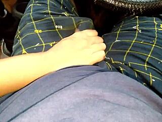 horny indian milf aunt masturbates huge tits pussy fingering orgasm in car jungle